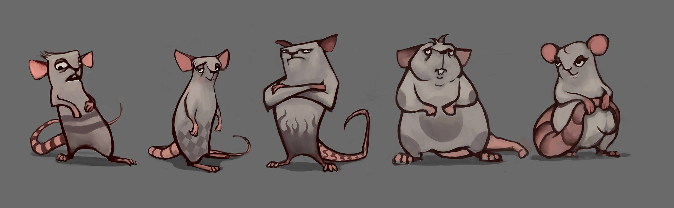 Rat Character Designs